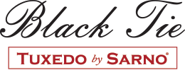 Black Tie Tuxedo by Sarno logo